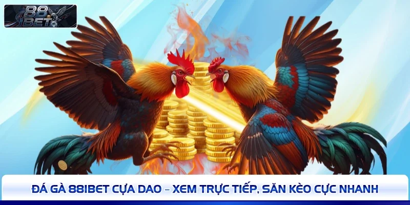 Đá Gà 88IBET Cựa Dao – Xem Trực Tiếp, Săn Kèo Cực Nhanh 